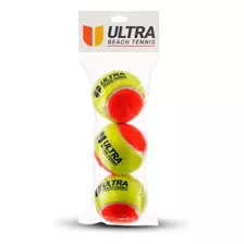 Bola De Beach Tennis Ultra - Pack Com 3 Bolas Itf Stage 2