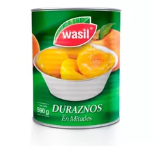 Durazno En Conserva Mitades Wasil 590 Grs