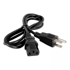 Cable De Poder Corriente Para Fuente De Pc De 3 Metros