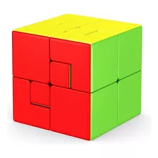 Meilong Puppet 2x2x2 Cubo Rubik Bloqueos 3x3 Stikerlees Moyu