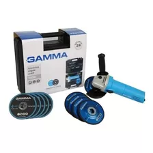 Amoladora Angular En Kit 750w Gamma G1910kar + 10 Discos 