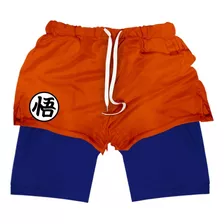 Dragon Ball Series Printed Double Layer Beach Pants