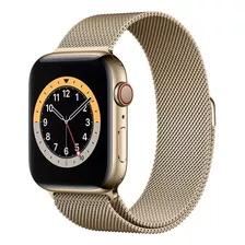 Apple Watch Series 6 (gps+celular) - Inox Dourado 44mm