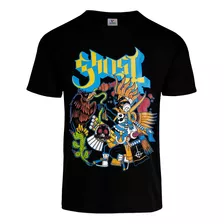 Playera Ghost Mexico Azteca Aguila