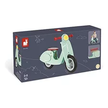 Janod Scooter Mint Balance Bike Paseo En Bicicleta, Menta