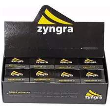 Pelota De Squash Zyngra Doble Punto Amarillo X 12 - N D G