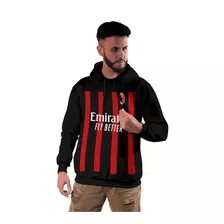 Blusa Moletom Uniforme Time Milan 2023 Football Club 