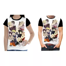 Kit Camiseta Camisa Namorados Casal Naruto Hinata Anime 01