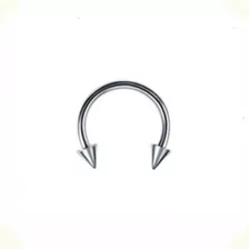 Piercing Ferradura Prata Spike Septo-orelha 1 Uni