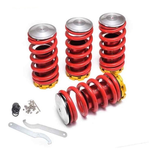 Kit Coilover Universal Suspensión Regulable Auto 4 Piezas