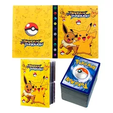 Album Cartas Pokemon 240esp + Cartas Originales 110 Unidades