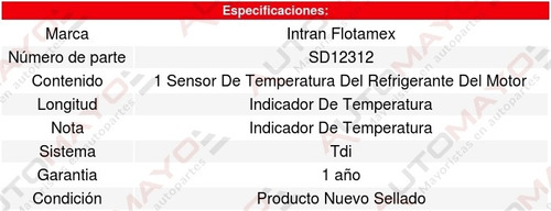 Sensor Refrigerante Cts Audi S6 4.0l V6 13 Intran Foto 3