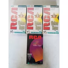 Lote De 4 Video Tape Vhs Rca Virgen 