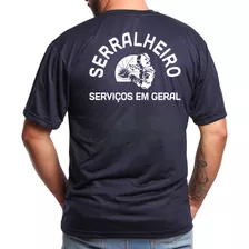 Camiseta Serralheiro Uniforme Trabalho Camisa Plus Size Exg 