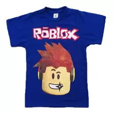 Camiseta Camisa Roblox Algodão - Tamanho 2 Ao 8