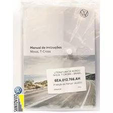 Manual De Instruções Certificado De Garantia Vw T-cross 2022