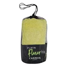 Toalla De Playa Cannon Fluor De Bolso Amarillo