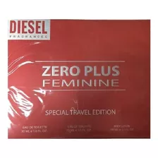 Diesel Zero Plus Femenin Edt 75ml + 30ml+ Bl 100ml - Avinari