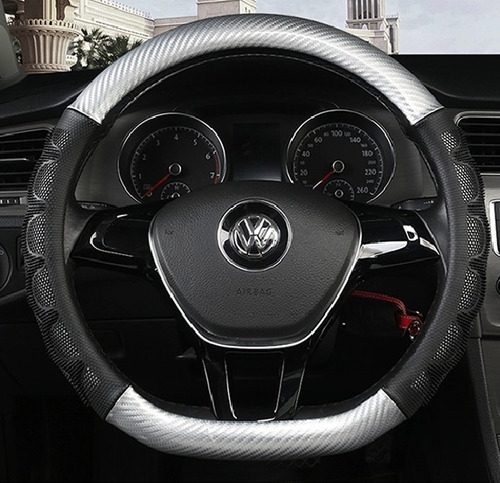 Funda De Volante Jetta Mk6 Mk7, Vento, Polo Fibra De Carbono Foto 10