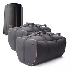 Kit 2 Case Bolsa Bag Capa P Jbl Max 12 Espumada Alças Fortes