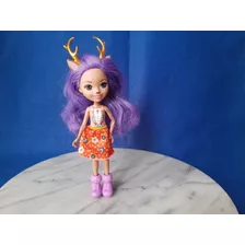 Boneca Enchantimals Danessa Deer Sem O Amigo Sprinte Mattel 