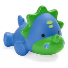 Brinquendo Banho Bebê Skip Hop Dinossauro Iluminado Azul 