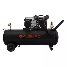 Compresor De Aire A Correa 3 Hp 150lts 220v 8 Bar Kushiro Color Negro Fase Eléctrica Monofásica Frecuencia 50/60 Hz