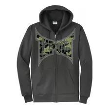 Campera/canguro Tapout Sniper Zipup Gris-talle M