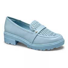 Sapato Dakota Loafer Tratorado Azul Tamanho 35