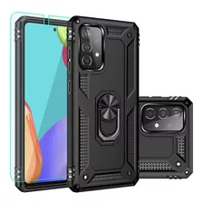 Funda Negra Para Galaxy A52 5g/4g De Grado Militar