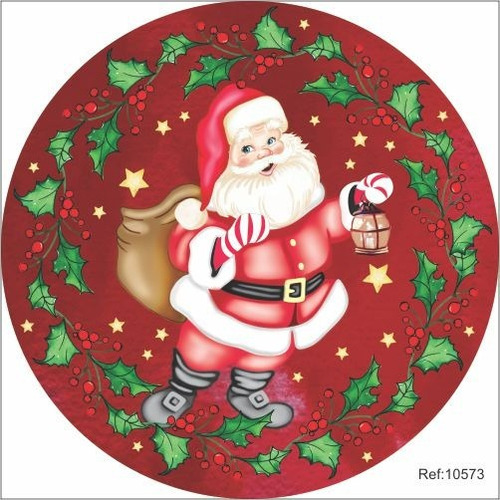 Painel TNT Natal Ho Ho Ho Papai Noel Sino 1,40x1,03m - 01 un