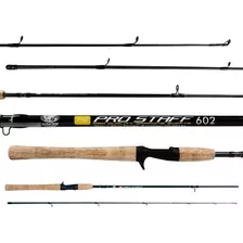 Vara Carbono Para Carretilha Albatroz Pro Staff 1,80m 8-17lb 2 Partes - Muito Leve Para Arremessos +