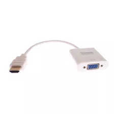 Adaptador Conversor Hdmi Para Vga Saída De Áudio P2 Ps4 Xbox