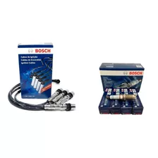 Kit Bosch Cables + Bujias Vw Gol/ Voyage/ Fox-suran/ Voyage