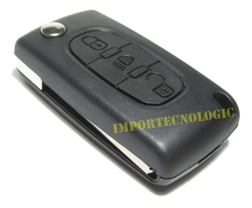 Carcasa Para Llave Control Citroen C4 2004 2006 Navaja Sin R Foto 2