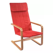 Sillon Flex - Silla Tapizada - Sillones En Variados Colores Color Rojo