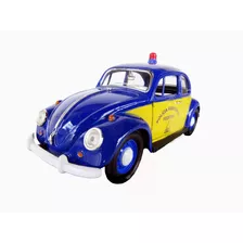 Miniatura Fusca 1967 Polícia Rodoviária Califórnia 1/24