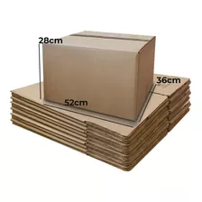 10 Cajas De Carton Para Embalaje Envios Mudanzas 52x36x28 Cm