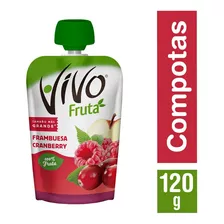 Compota Vivo Frambuesa,cranberry 120 Gr(3unidad)-super