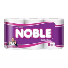 Papel Higienico Noble Doble Hoja 6*23mt (2 Pack)-super