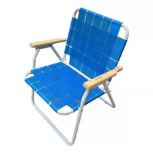 Sillon Playero Reposera Plegable De Acero Super Oferta