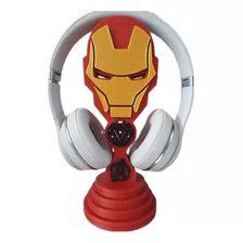 Suporte Fone De Ouvido Headset Heaphone - Homem De Ferro