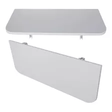 Mesa Dobravel Madeira Retratil Parede Cozinha/sala 80x40cm Cor Branco