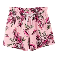 Shorts Infantil Menina Algodão Atacado Flor Tamanho 1 Ao 8