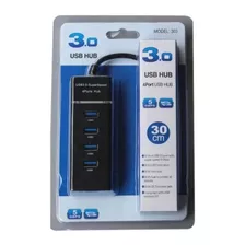 Hub Multipuertos Usb 3.0 4 Puertos De Alta Velocidad