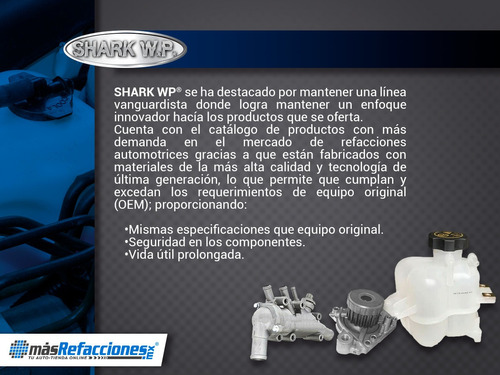 Bomba Agua Lexus Gs300 V6 3.0l 06 Shark Foto 6