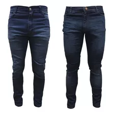 Combo Dos Pantalones Jean Hombre Chupines Elastizados