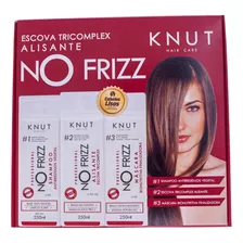 Kit Escova Alisante Knut No Frizz Ação Tricomplex