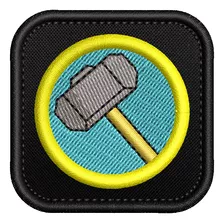 Patch Bordado Super-herói Thor Vingadores 6cm