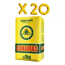 Yerba Mate Canarias Chimarrão 1kg Uruguay Importada X 20kg 